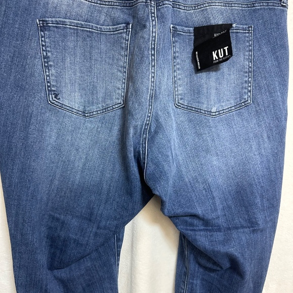 Kut From The Cloth Women's Jeans 24W Blue High Rise Kelsey Ankle Flare - Picture 10 of 11